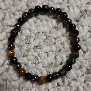 Triple Protection Crystal Beaded Bracelet